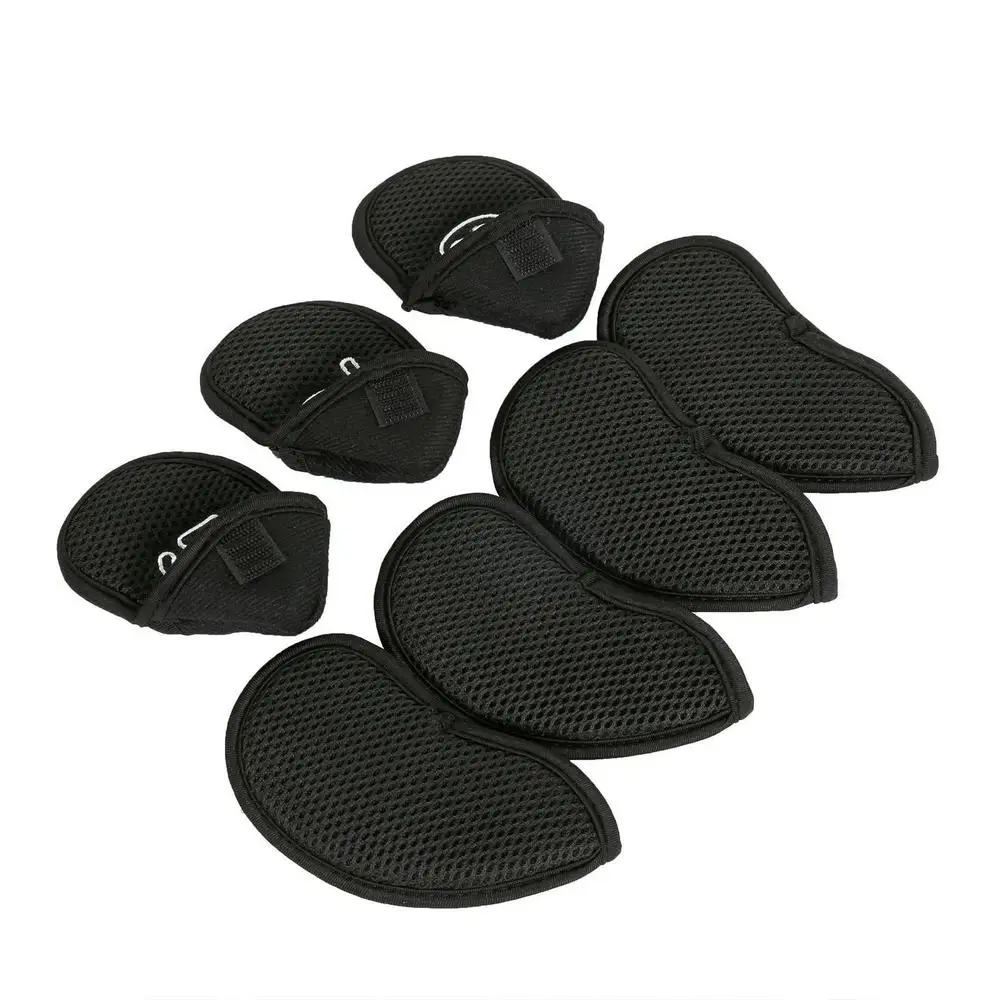 10pcs Golf Head Covers Golf Iron Headcover 3 4 5 6 7 8 9 S A P Golf Putter Club Headcovers Protector Golf Accessories Supplies