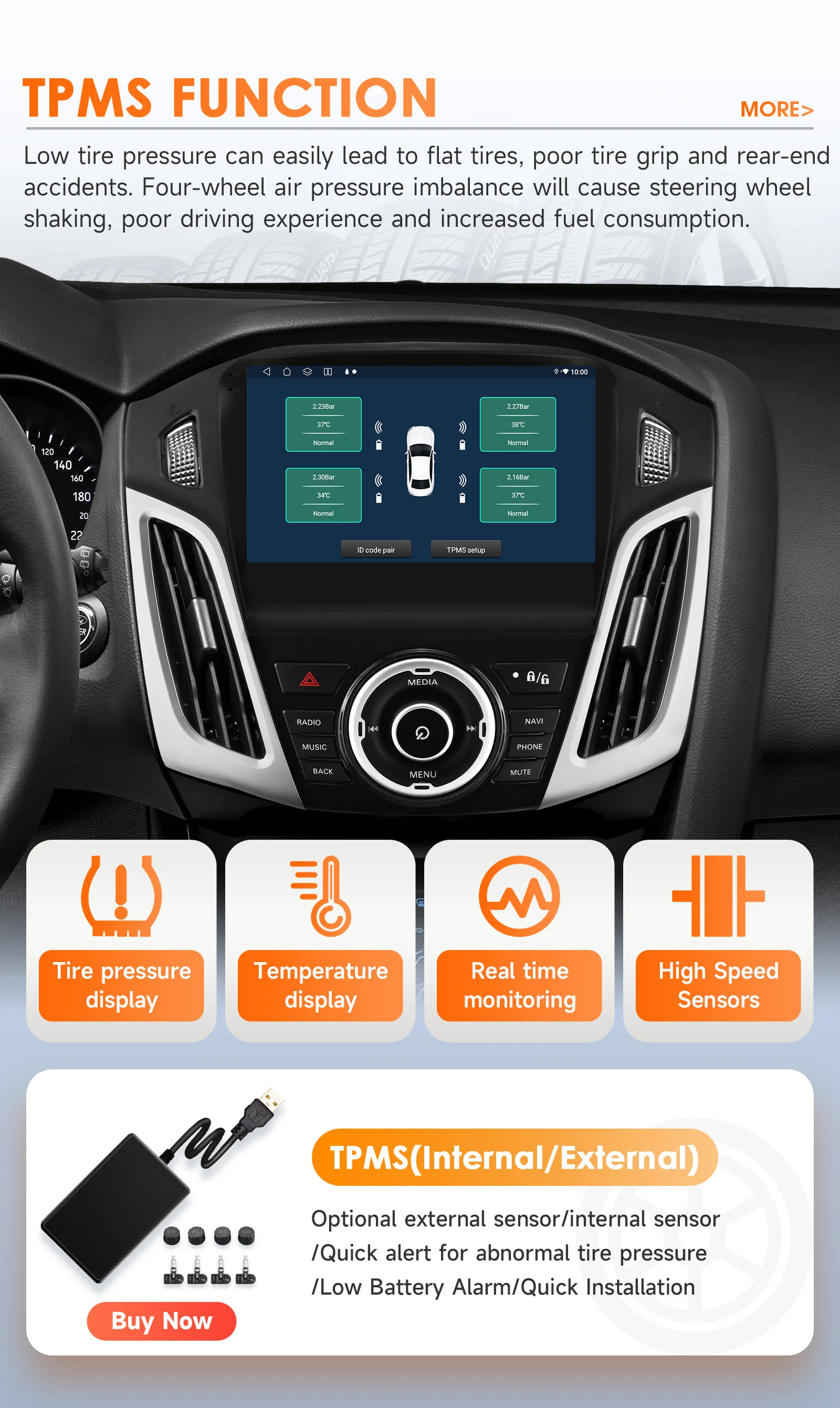2din 360 Camera Android Car radio for Ford Focus 3 MK 3 2011 - 2017 Multimedia Video player GPS navigation Stereo 6115 Autoradio