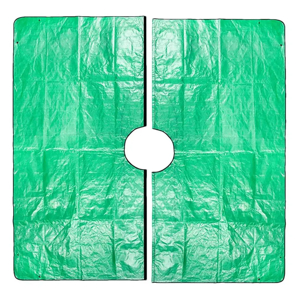 Bush Trimming Catcher Pruning Tarp With 12 Inches Hole And Corner Buckles Garden Tree Pruning Waterproof Tarp Four Corners