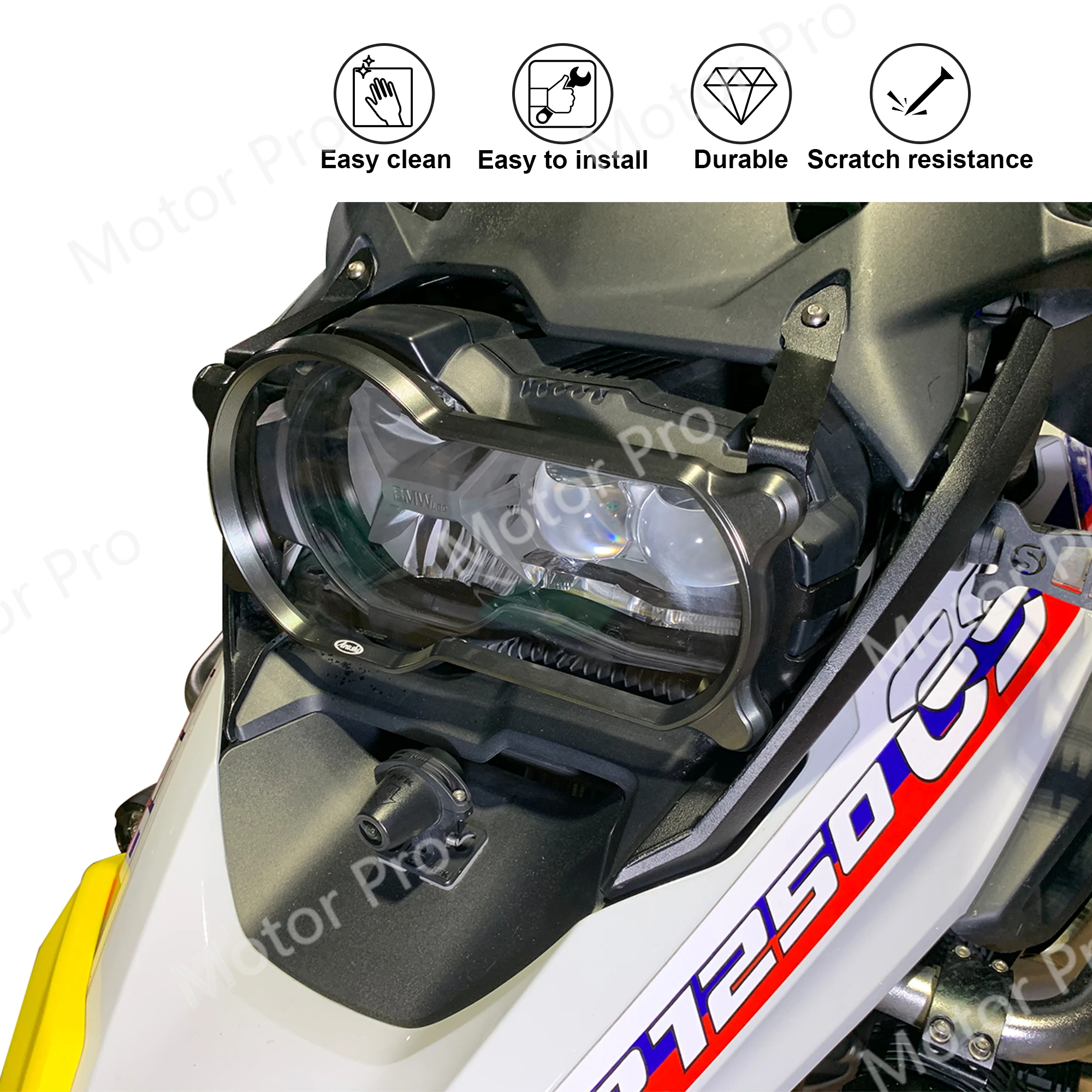 Motorcycle Headlight Cover Guard Protector For BMW R1250GS 2019 2020 2021 2022 2023 Accessories