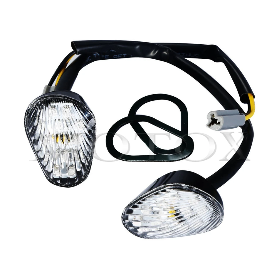 LED Flush Mount Lamp Turn Signals Indicator Light Fit For YZF R1/R3/R6/R6S TMAX MT-09 Fazer FZ1 FZ6/6R FZ8 FZ07/09 2002-2017