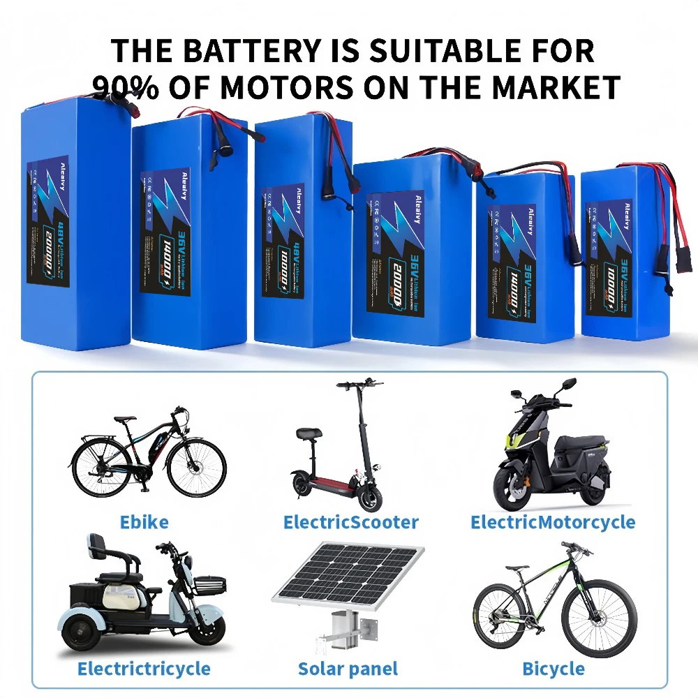 Ship from US 60V 20Ah 30Ah Electric Bike Li ion Battery Pack for 500W~3000W High Power Bicycle Scooter Motorcycle with 5A Charge