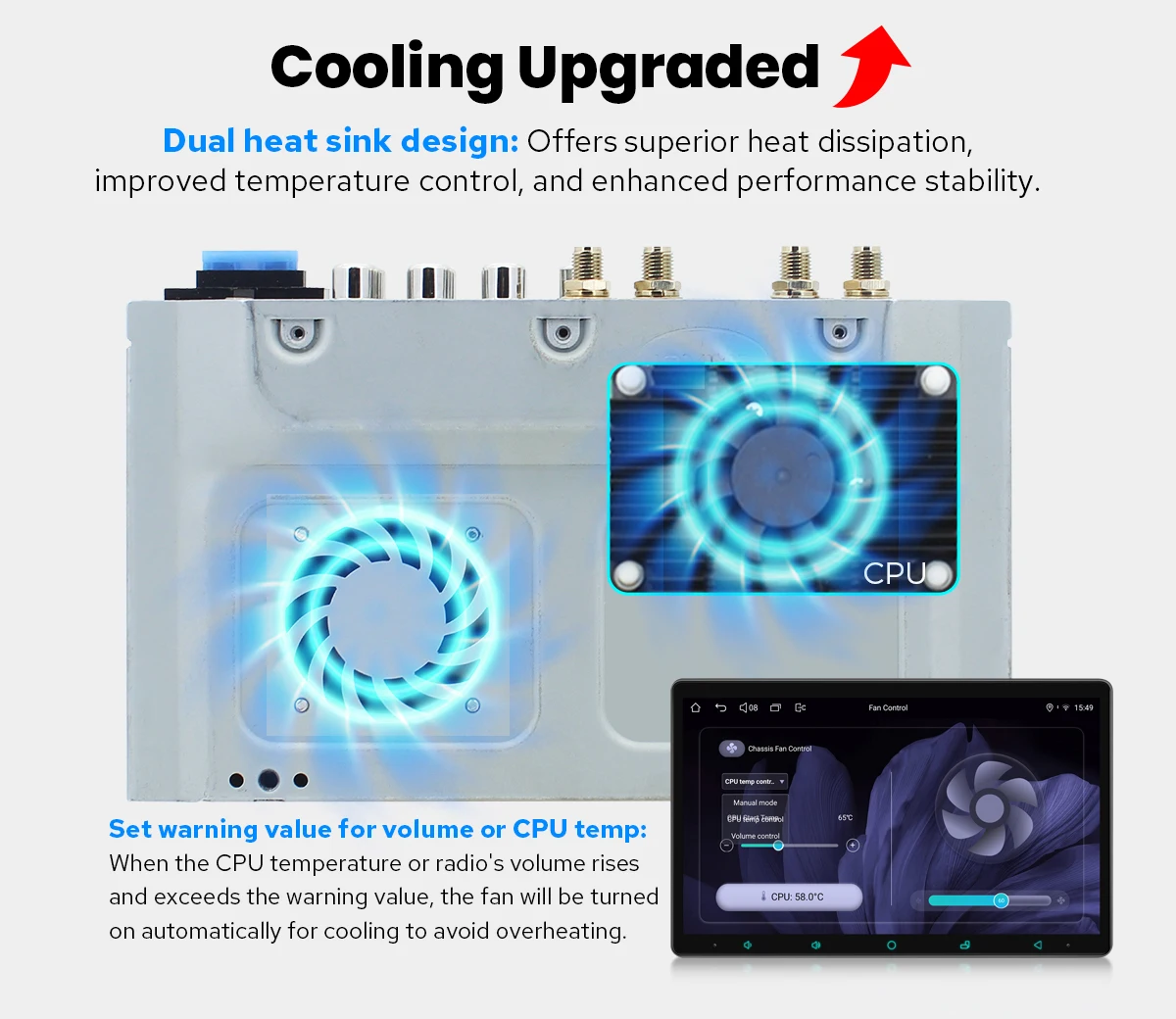 2025 Upgraded Newest Car Radio Stereo Multimedia Player Wireless Android Auto Apple CarPlay Ships from EU/US Warehouse