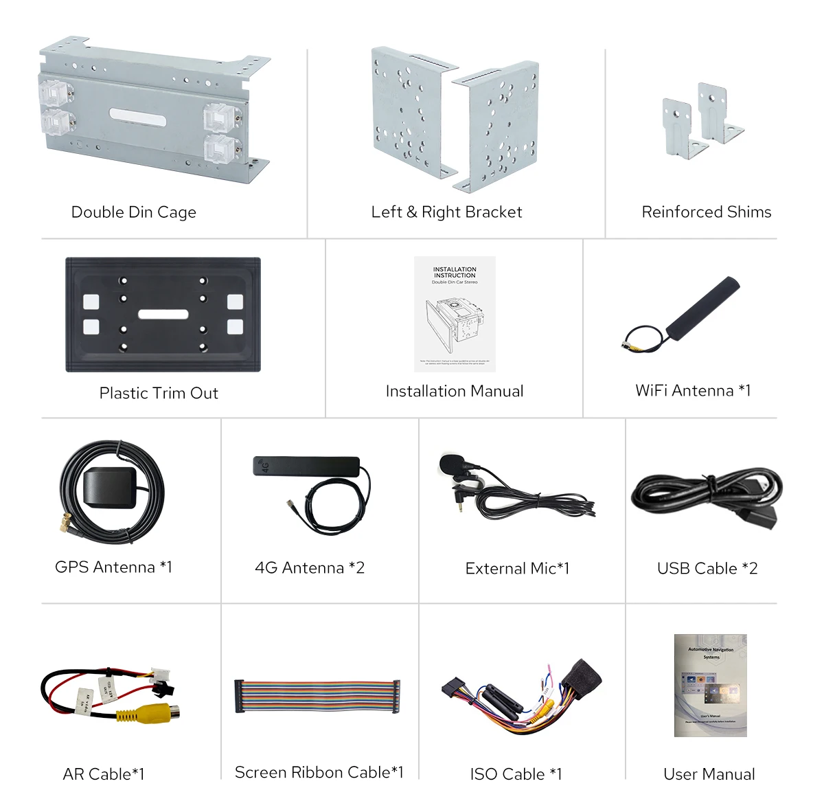 2025 Upgraded Newest Car Radio Stereo Multimedia Player Wireless Android Auto Apple CarPlay Ships from EU/US Warehouse