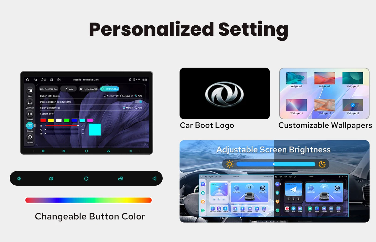 2025 Upgraded Newest Car Radio Stereo Multimedia Player Wireless Android Auto Apple CarPlay Ships from EU/US Warehouse