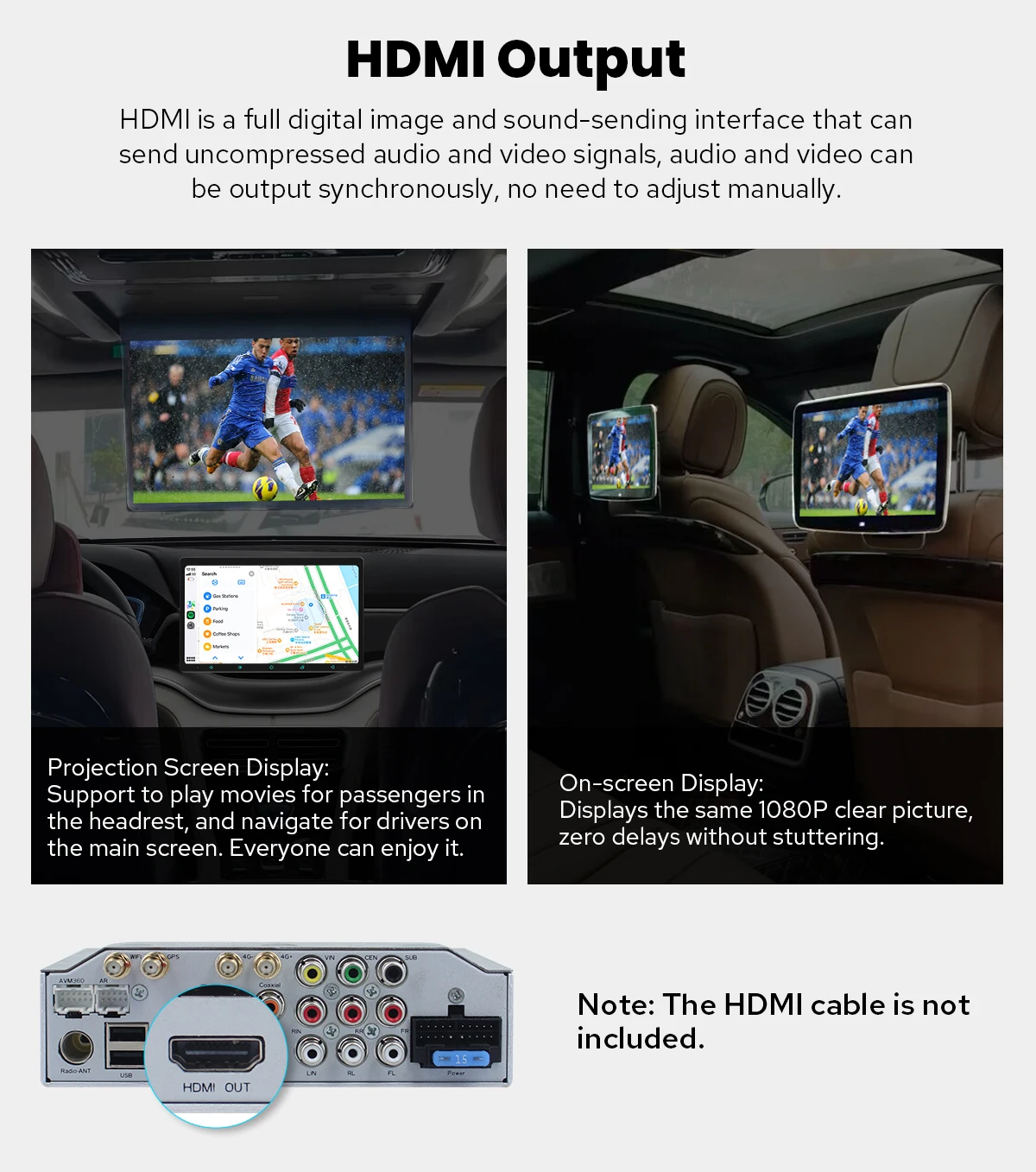 2025 Upgraded Newest Car Radio Stereo Multimedia Player Wireless Android Auto Apple CarPlay Ships from EU/US Warehouse