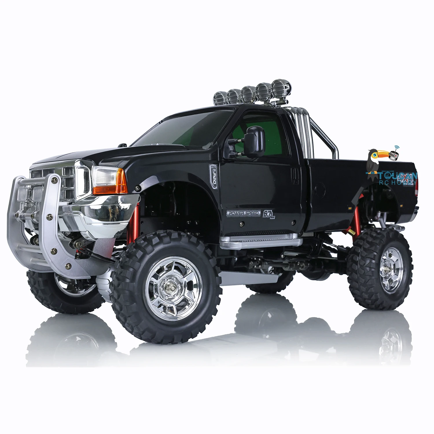 US Stock 1/10 HG P410 4x4 RC Pickup Truck 2.4G Radio Control Rally Crawler Motor ESC High Speed Racing Toy TH16939-SMT5