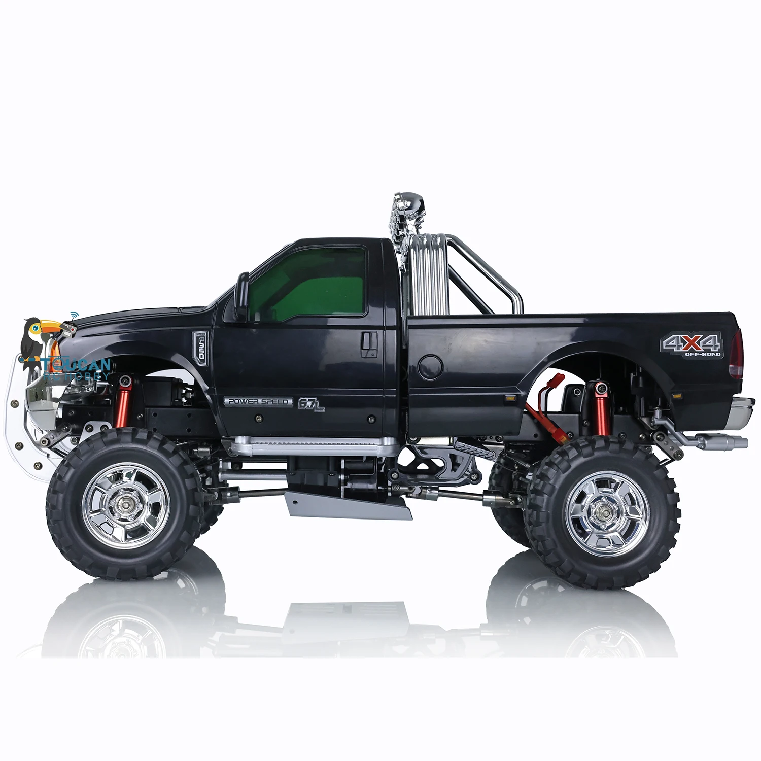 US Stock 1/10 HG P410 4x4 RC Pickup Truck 2.4G Radio Control Rally Crawler Motor ESC High Speed Racing Toy TH16939-SMT5