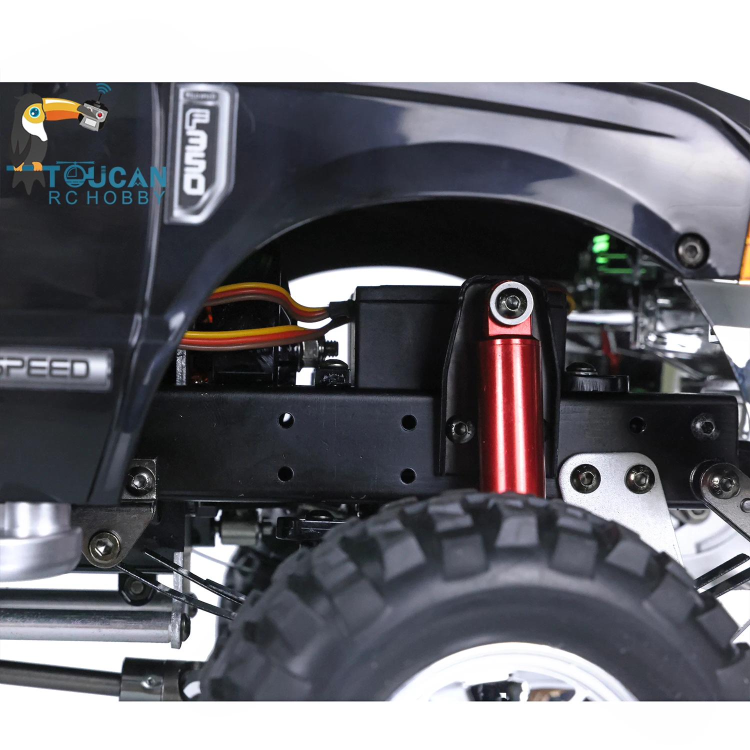 US Stock 1/10 HG P410 4x4 RC Pickup Truck 2.4G Radio Control Rally Crawler Motor ESC High Speed Racing Toy TH16939-SMT5
