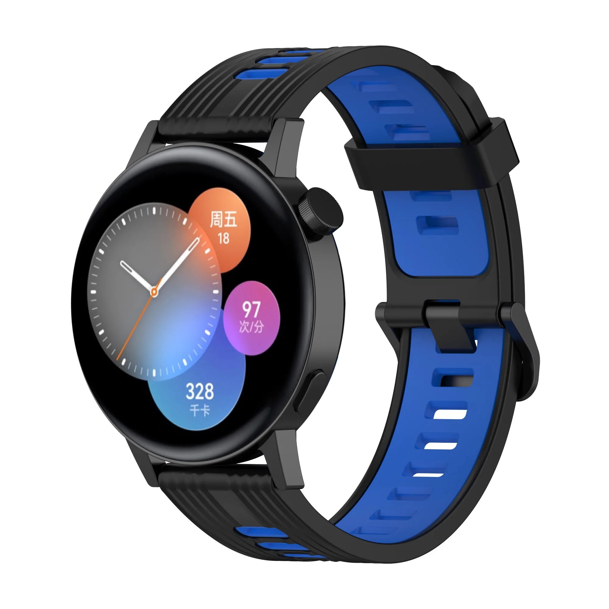 Silicone Band For HUAWEI WATCH GT 3 46mm/GT 2/Pro/Runner Quickfit bracelet Samsung Galaxy Watch 5/pro/4 6 Classic/Active 2 strap