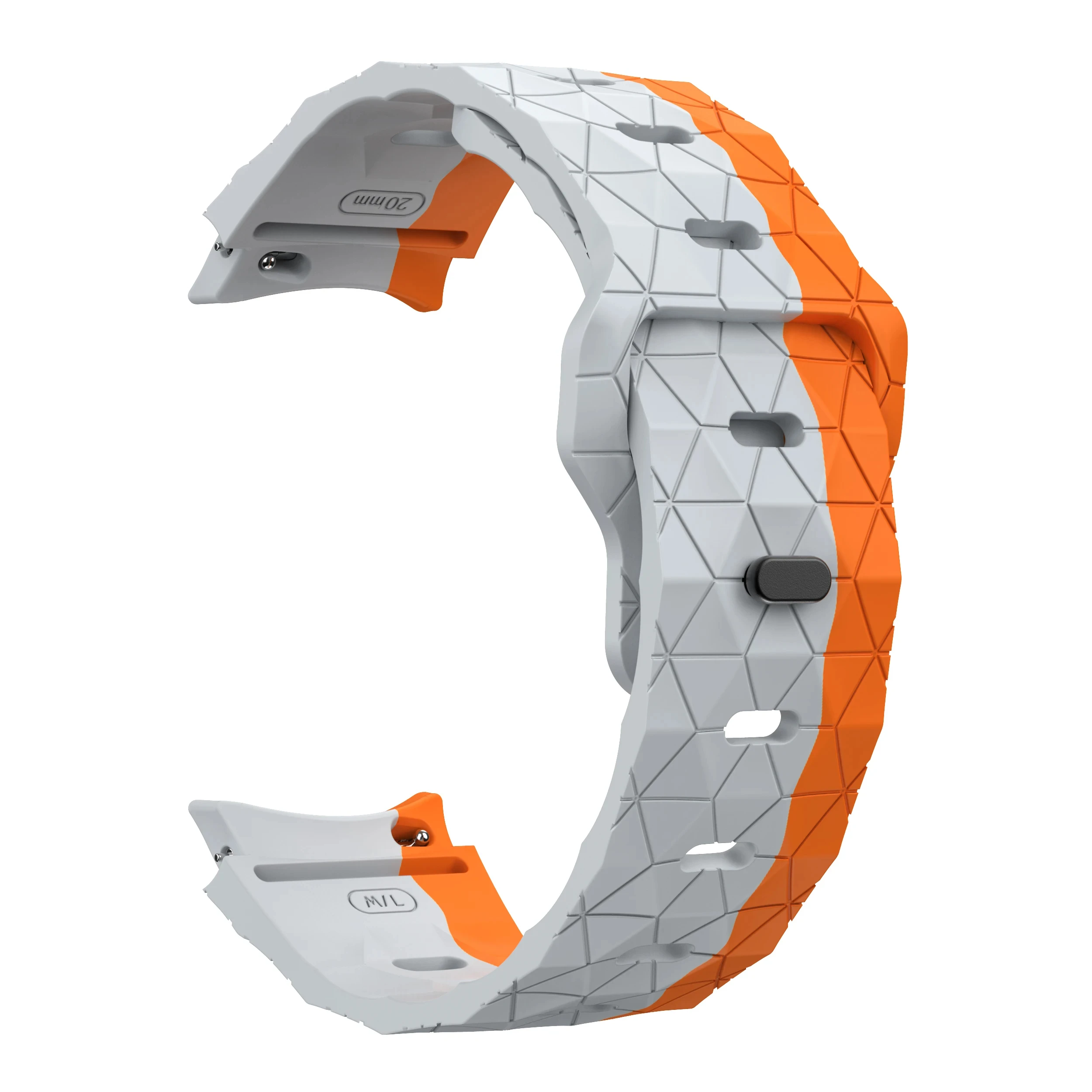 20mm Band for Samsung Galaxy Watch 4/5/6/pro/classic 44mm 40mm 47mm 45mm No Gaps silicone bracelet correa Galaxy watch 6 strap