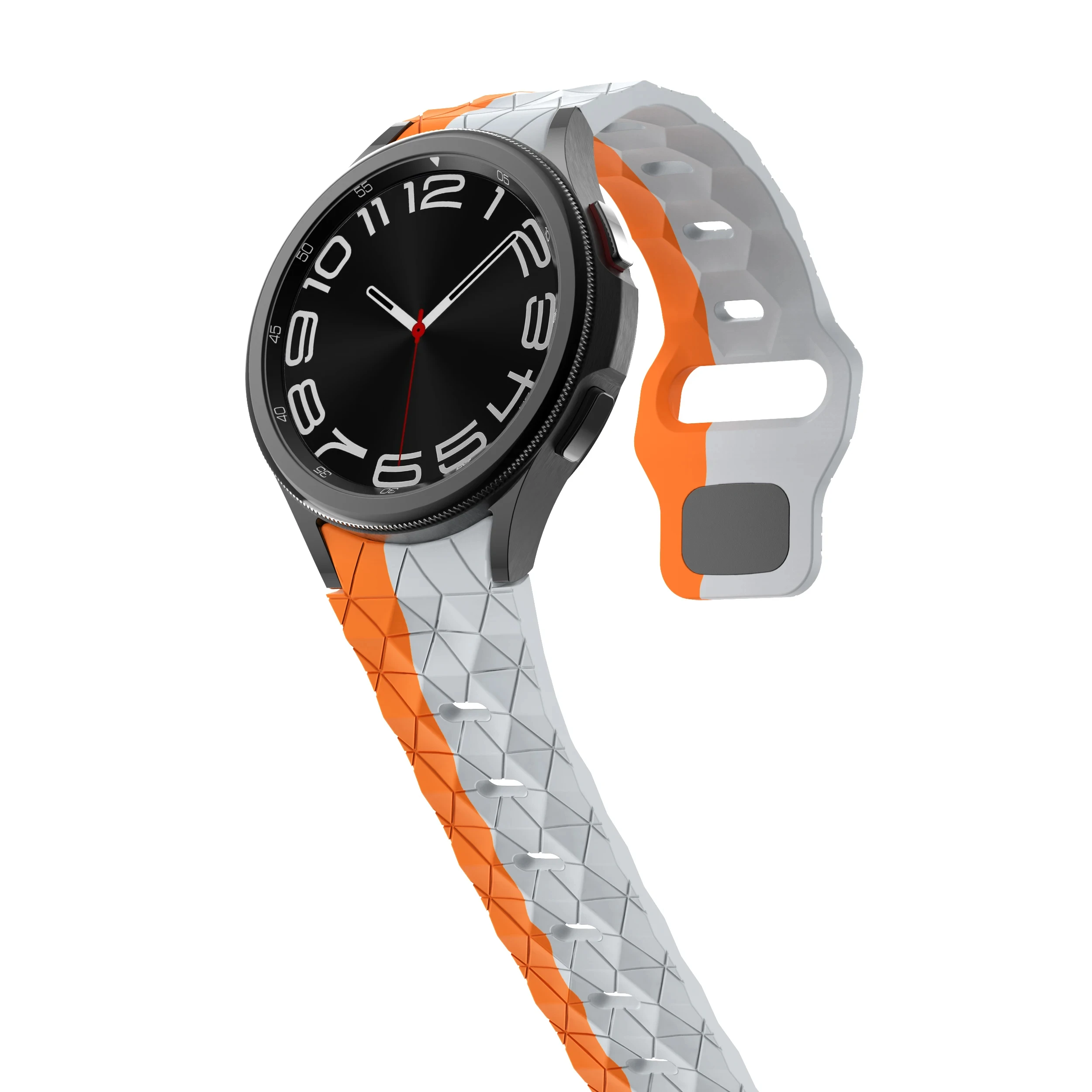 20mm Band for Samsung Galaxy Watch 4/5/6/pro/classic 44mm 40mm 47mm 45mm No Gaps silicone bracelet correa Galaxy watch 6 strap