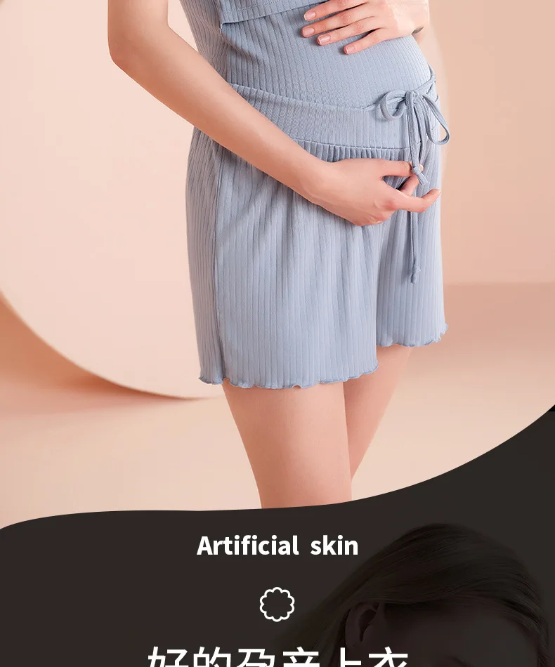 Pure Cotton Breastfeeding Clothes Short-Sleeved Summer Maternity Pajamas Suits Women's Postpartum Homewear Ropa de Maternidad