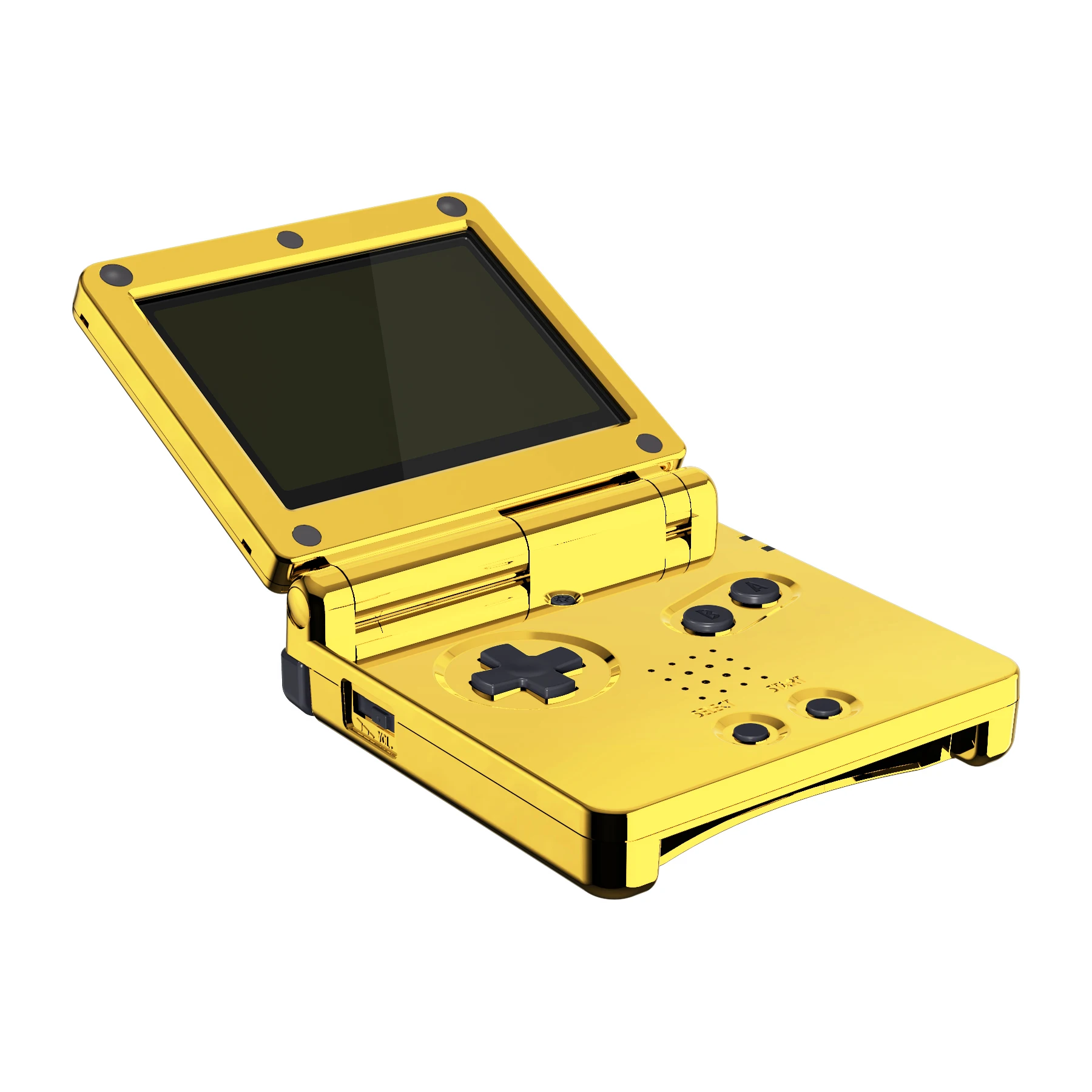 eXtremeRate IPS Ready Upgraded Glossy Replacement Housing Shell for Gameboy Advance SP Compatible with Both IPS & Standard LCD