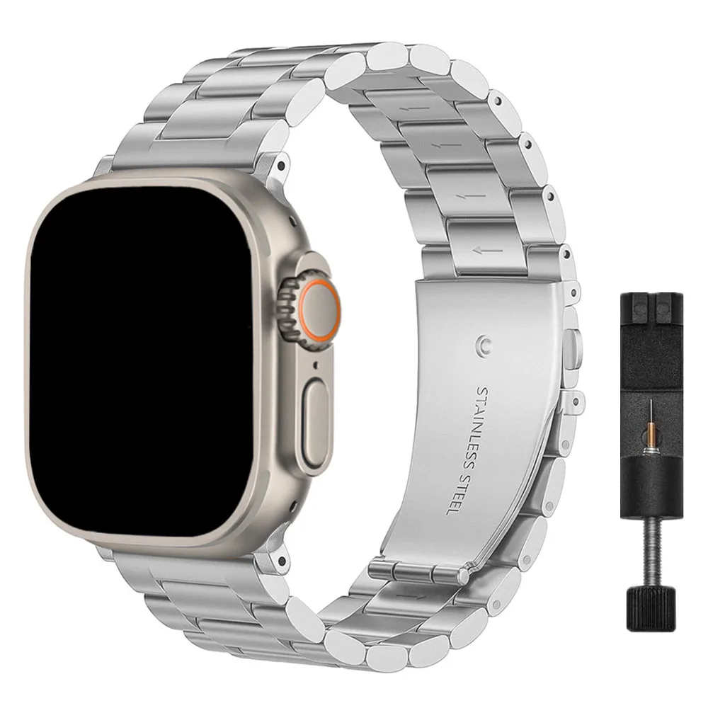 Stainless Steel Strap For Apple Watch Ultra Band 49mm 44mm 40mm 42mm 38mm 41mm Watchband Bracelet iWatch series 3 SE 6 7 8 45mm