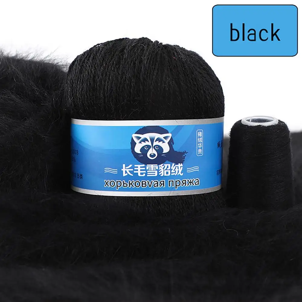 Cashmere Yarn Ball Long Plush Cashmere Yarn For Knitting Mink Cashmere Yarn Jewelry Hand-Knitted Coarse Merino Wool Yarn For