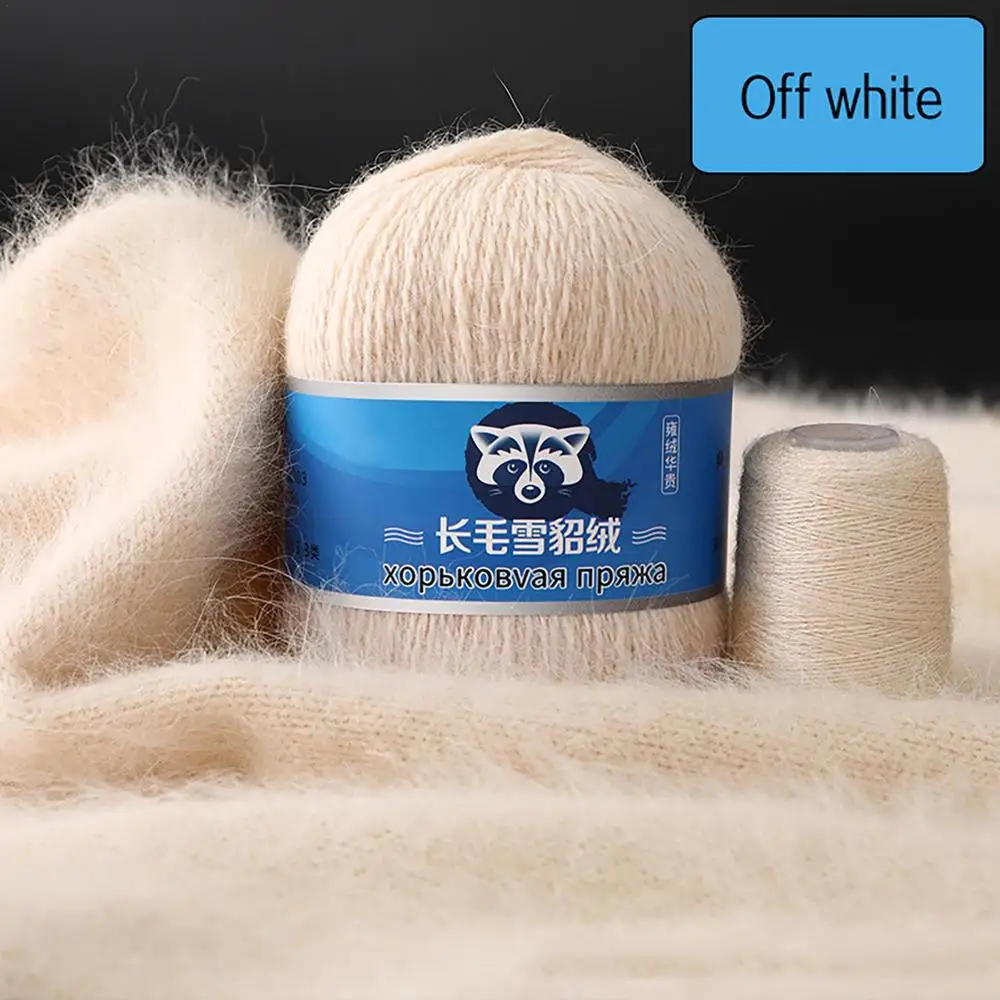 Cashmere Yarn Ball Long Plush Cashmere Yarn For Knitting Mink Cashmere Yarn Jewelry Hand-Knitted Coarse Merino Wool Yarn For
