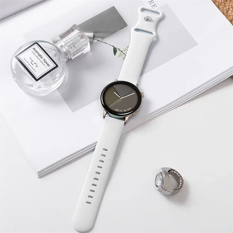 Sport band For Samsung Galaxy watch 6/5/pro/4/Active2 20mm silicone Huawei gt 2-3 bracelet galaxy watch 6 Classic 47/43mm strap