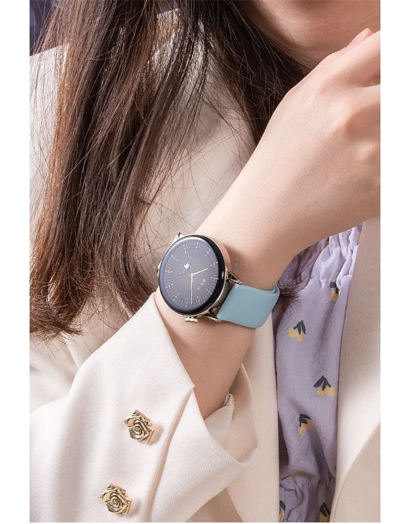 Sport band For Samsung Galaxy watch 6/5/pro/4/Active2 20mm silicone Huawei gt 2-3 bracelet galaxy watch 6 Classic 47/43mm strap