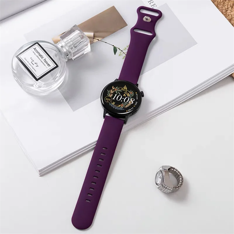 Sport band For Samsung Galaxy watch 6/5/pro/4/Active2 20mm silicone Huawei gt 2-3 bracelet galaxy watch 6 Classic 47/43mm strap