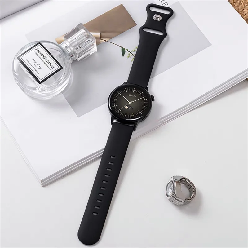Sport band For Samsung Galaxy watch 6/5/pro/4/Active2 20mm silicone Huawei gt 2-3 bracelet galaxy watch 6 Classic 47/43mm strap
