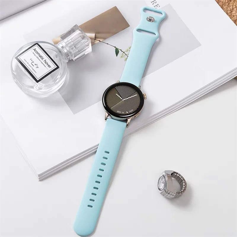 Sport band For Samsung Galaxy watch 6/5/pro/4/Active2 20mm silicone Huawei gt 2-3 bracelet galaxy watch 6 Classic 47/43mm strap