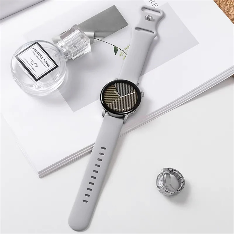 Sport band For Samsung Galaxy watch 6/5/pro/4/Active2 20mm silicone Huawei gt 2-3 bracelet galaxy watch 6 Classic 47/43mm strap