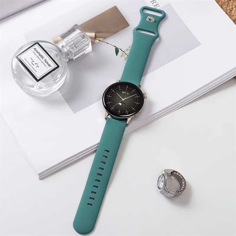 Sport band For Samsung Galaxy watch 6/5/pro/4/Active2 20mm silicone Huawei gt 2-3 bracelet galaxy watch 6 Classic 47/43mm strap