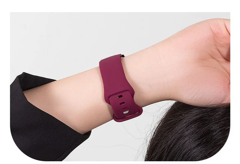 Sport band For Samsung Galaxy watch 6/5/pro/4/Active2 20mm silicone Huawei gt 2-3 bracelet galaxy watch 6 Classic 47/43mm strap