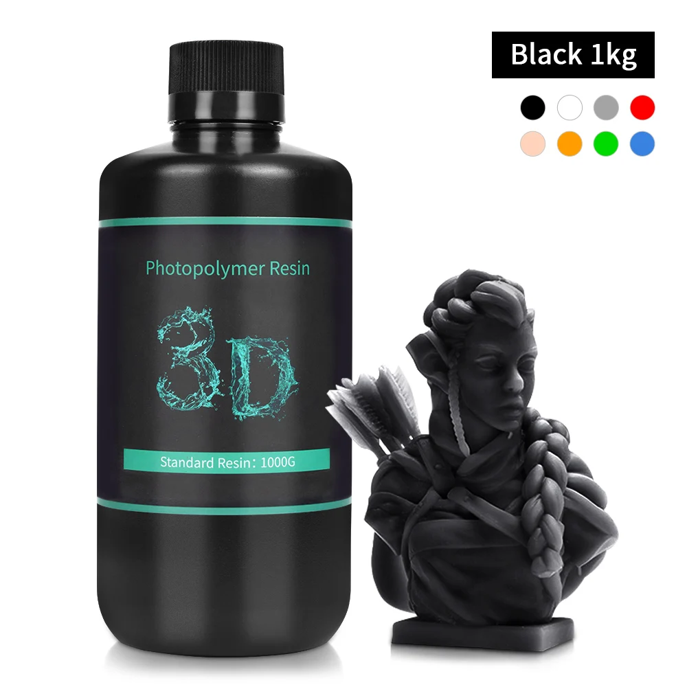 SUNLU UV Resin Photopolymer Resin 1kg Resin Standard 3D Printer Photopolymer Resin LCD 3D Printing 405nm UV Curing
