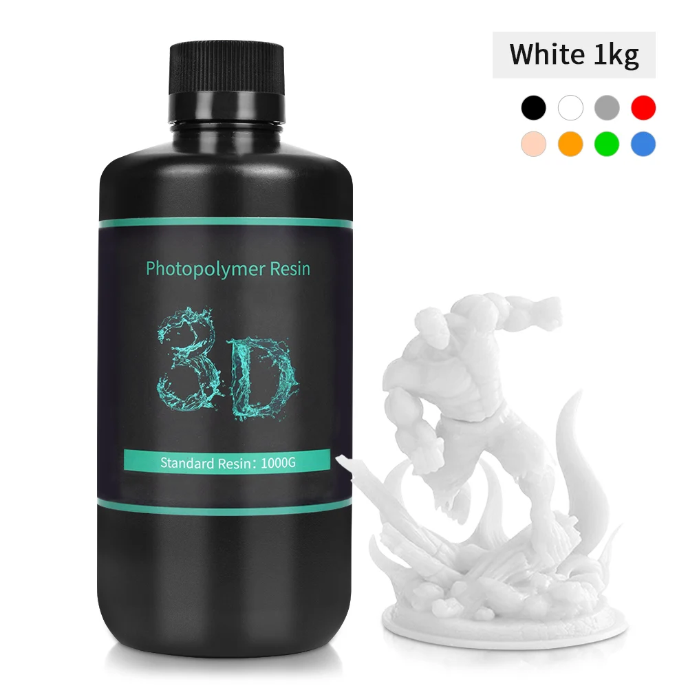 SUNLU UV Resin Photopolymer Resin 1kg Resin Standard 3D Printer Photopolymer Resin LCD 3D Printing 405nm UV Curing