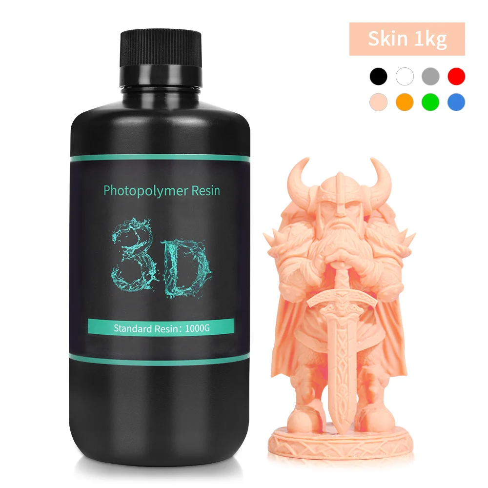 SUNLU UV Resin Photopolymer Resin 1kg Resin Standard 3D Printer Photopolymer Resin LCD 3D Printing 405nm UV Curing