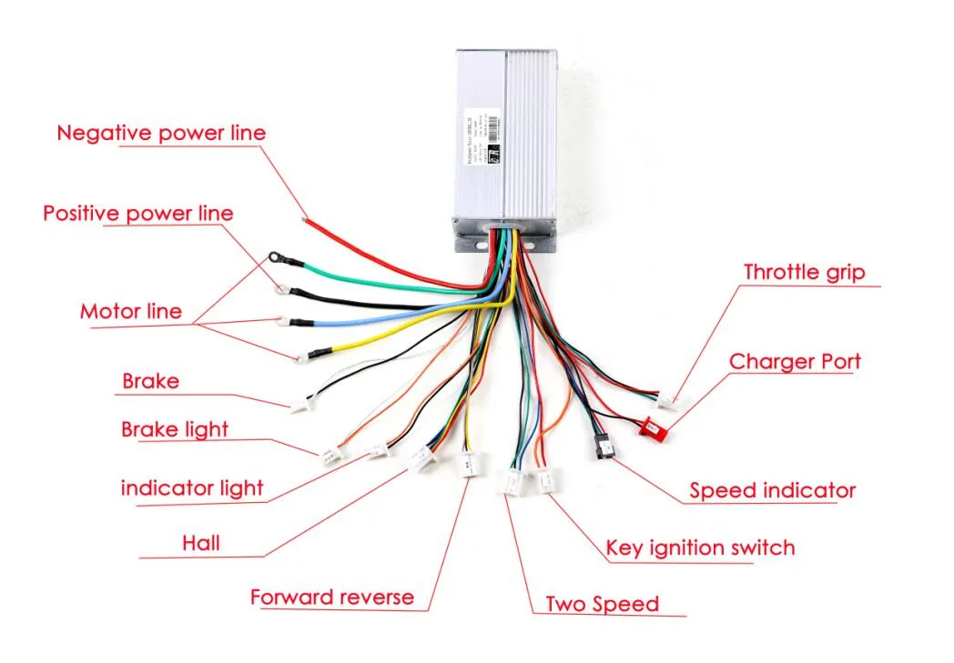 48v 1800w Brushless Electric Motor Kit Controller for Go kart ATV Quad