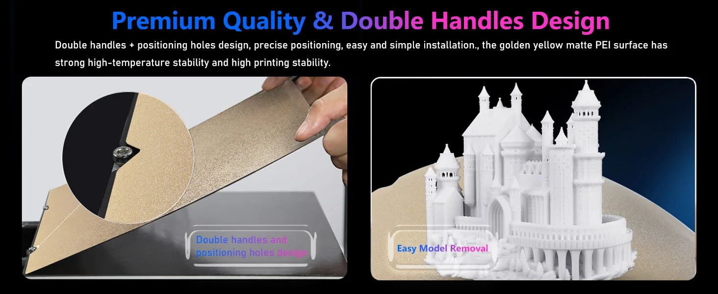 PEI Print Bed 235*235mm Textured PEI Build Plate 235x235mm Soft Magnetic Sticker For Creality Ender 3 Ender5 K1 K1C Ender-3v3SE