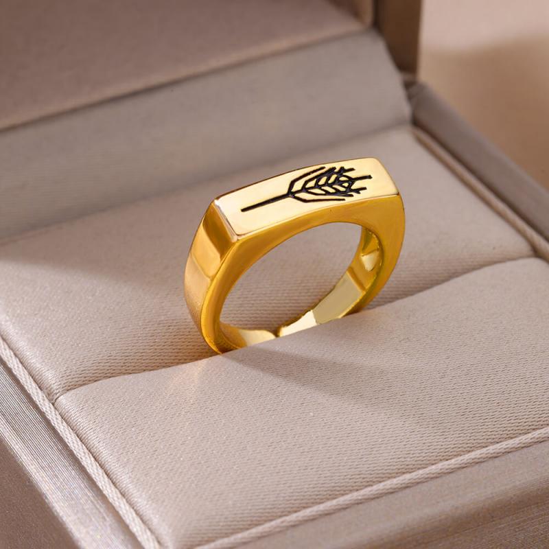316L Stainless Steel Ring for Women Gold Color Rings Female Vintage Wedding Jewelry 2024 Trendy Accessories Birthday Gift Anillo