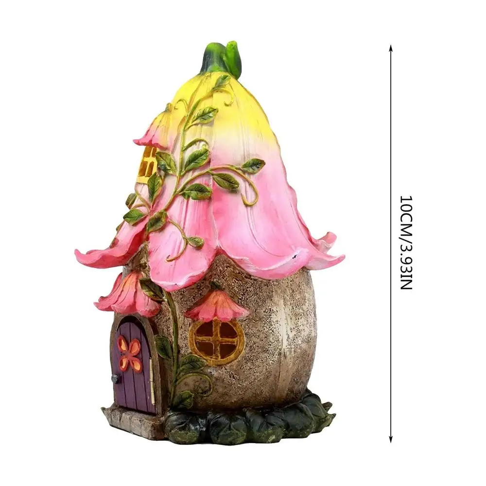 Fairy Garden House Wooden Mini Fairy Window Door Decoration Tree House Accessories For Garden Porch Patio Wall Porch Fence Tree