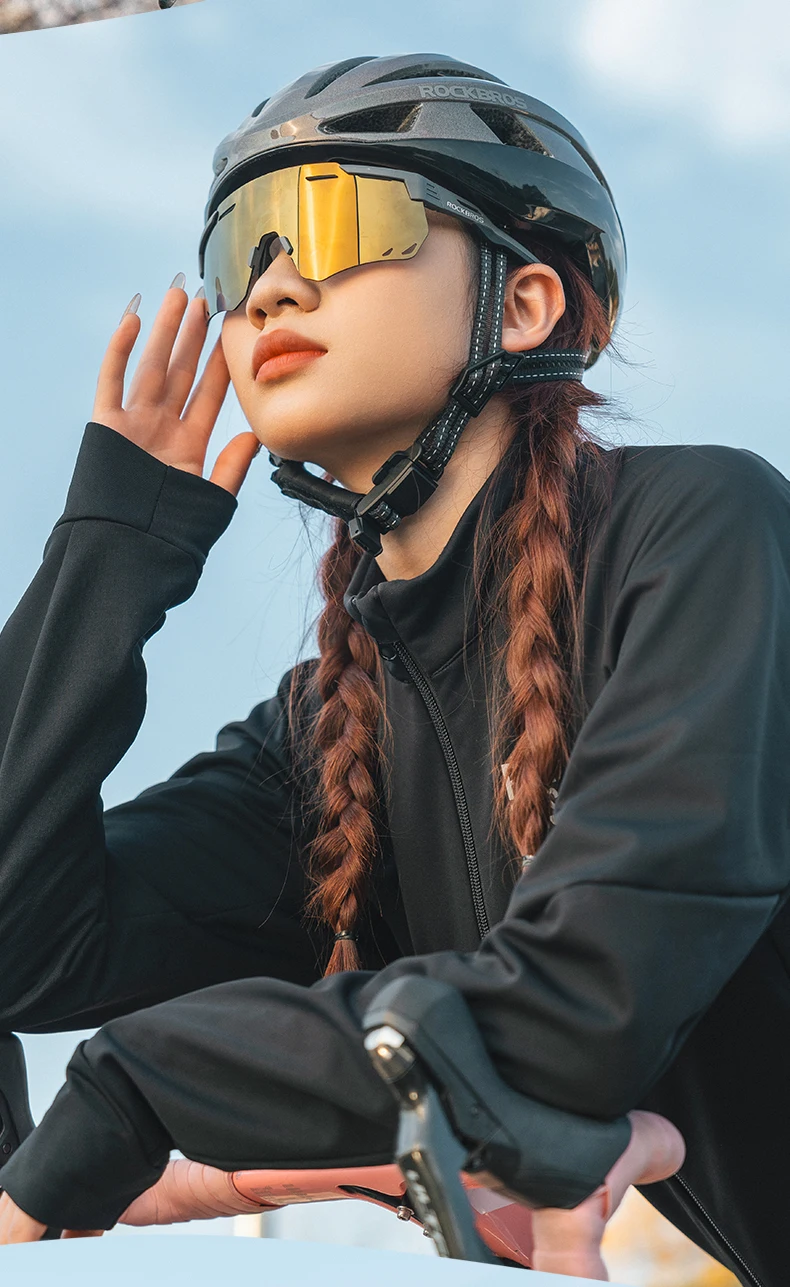 ROCKBROS Cycling Glasses Photochromic UV400 Protection Sunglasses Lightweight MTB Road Bike Glasses Hiking Fishing Goggles