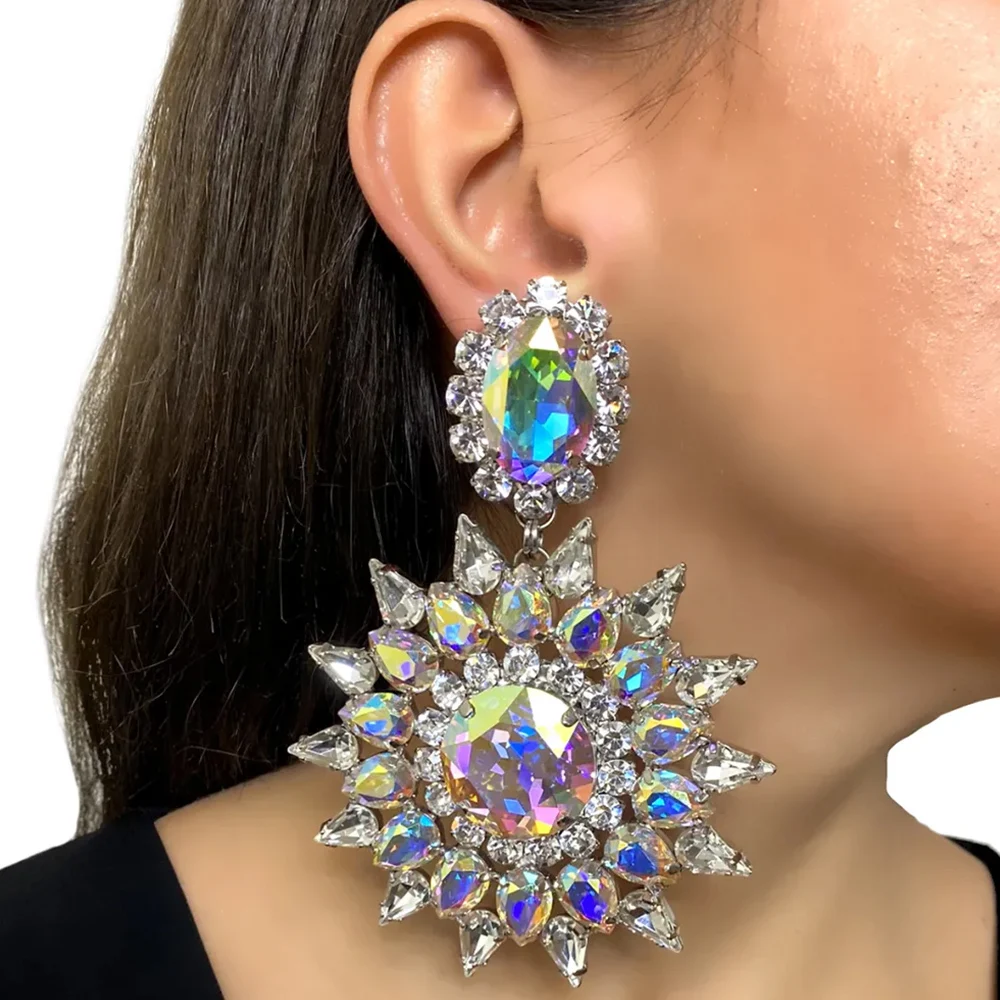 Bohemian Geometric Dangle Earrings Wedding for Women Luxury Designer Statement decor Bridal Jewelry High Quality Accessories