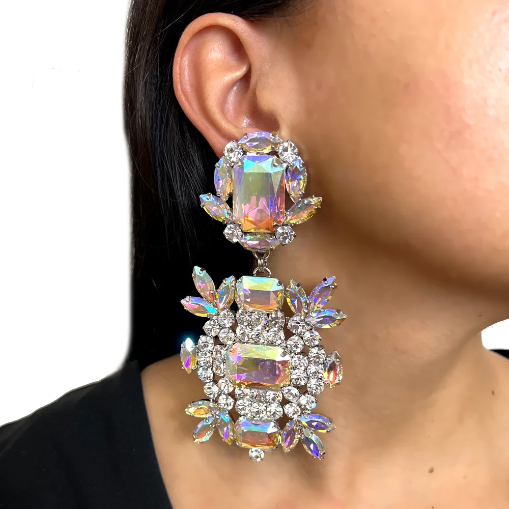 Bohemian Geometric Dangle Earrings Wedding for Women Luxury Designer Statement decor Bridal Jewelry High Quality Accessories