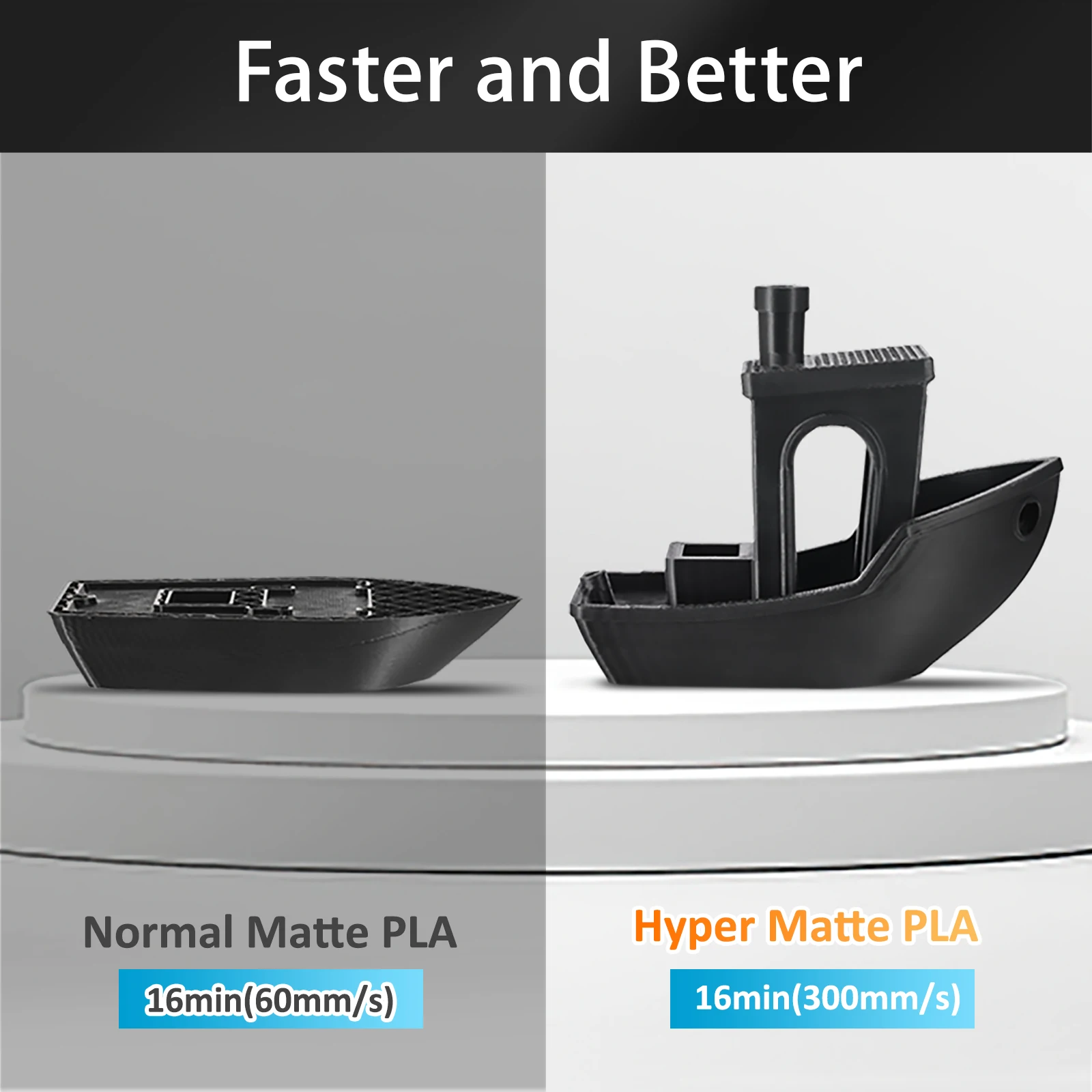 ERYONE 5KG High-Speed Matte PLA 3D Printer Filament Premium Finish, Fast Printing,For Display Models Prototypes