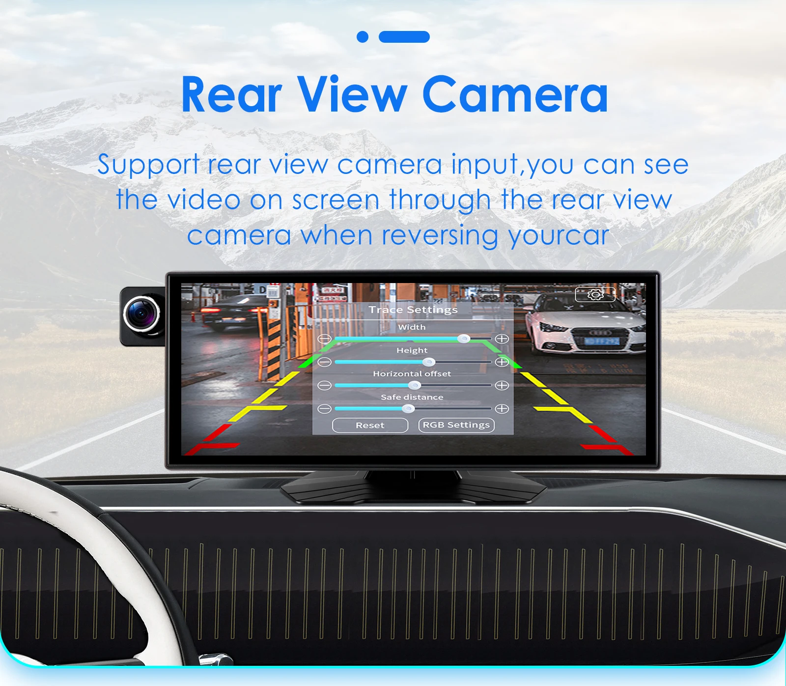 Hizpo Rotatable Adjustable Monitor Universal Car Radio Multimedia Video Player Wireless Carplay Wireless Android Auto FM BT AUX