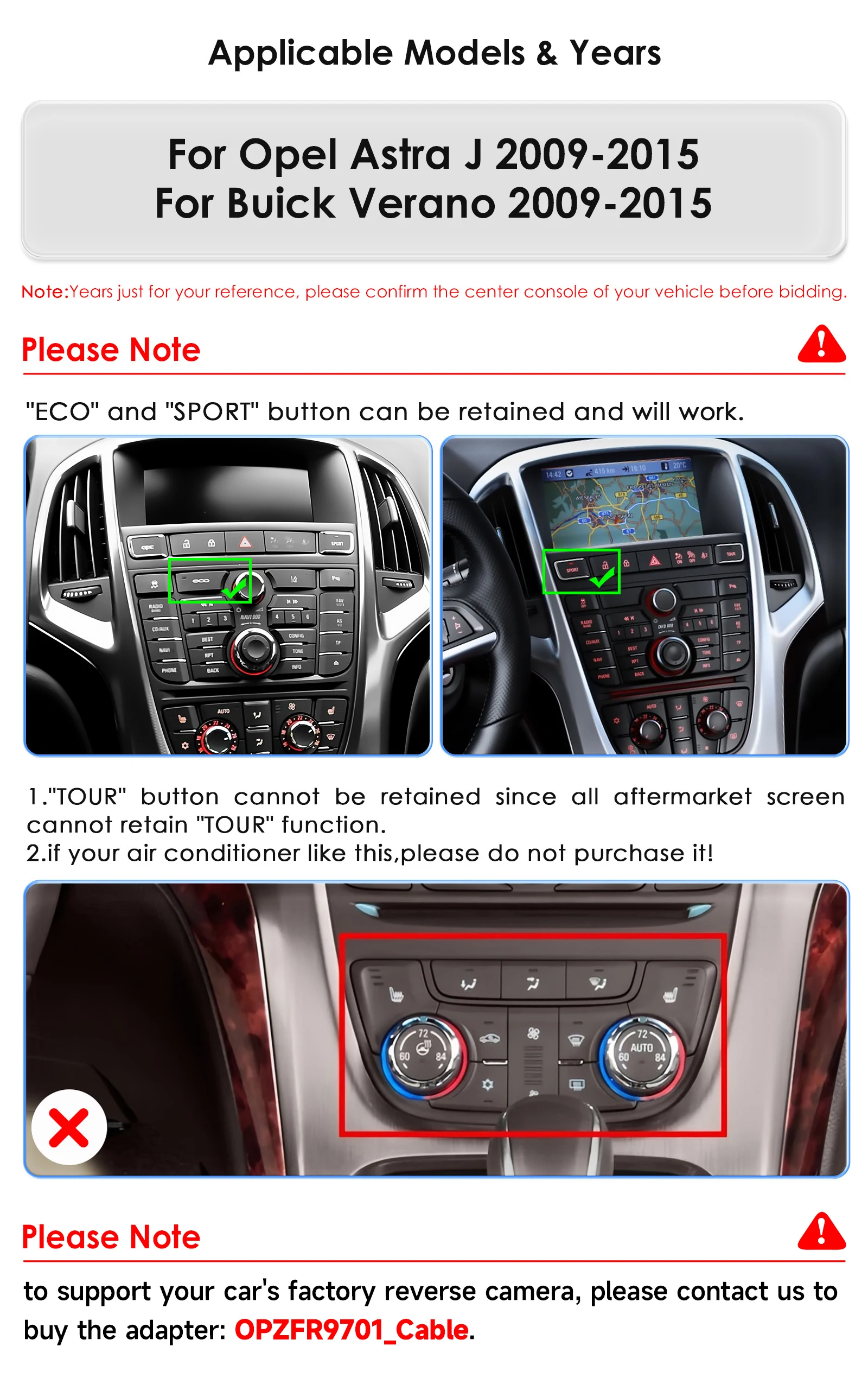 Hizpo 9.7" Car Radio for Opel Astra J Buick Verano 2009 - 2015 Vertical Screen Multimedia Player 2 Din GPS Carplay Auto Stereo