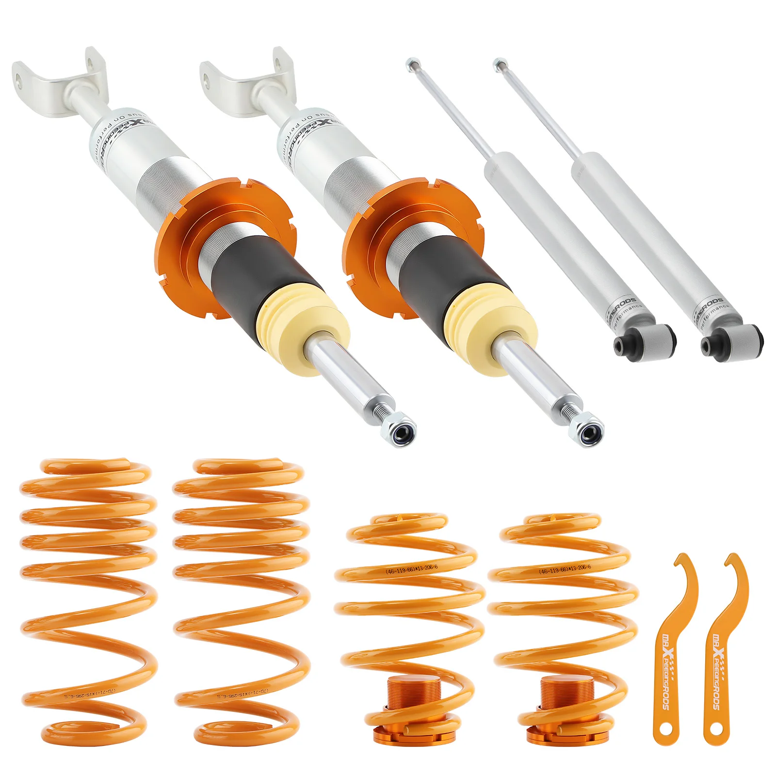 Lowering Suspension Street Coilovers Kit For VW Passat B5 B5.5 3B 3BG 1996-2005 Shock Absorber For Audi A6 4B C5 Struts