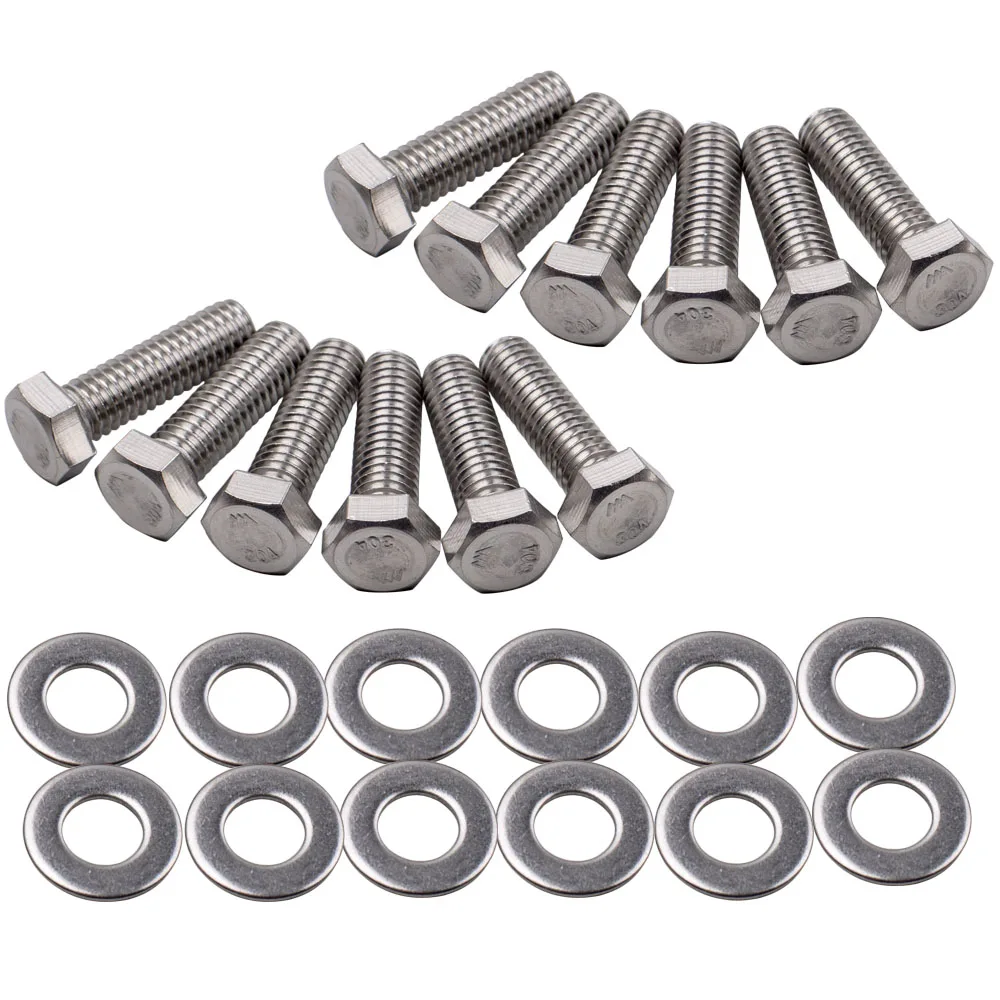 Stainless Steel Bolts Kit For Chevy SBC Engine Small Block 265 283 305 327 350