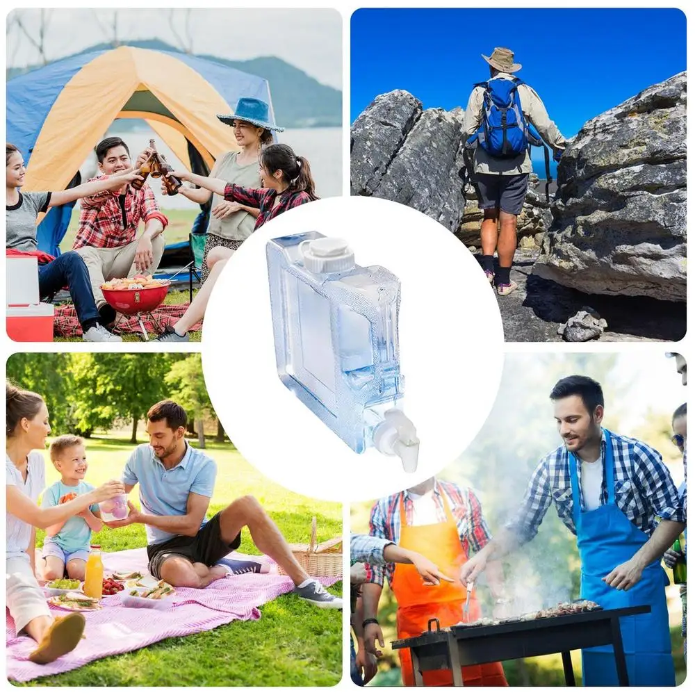 3L Outdoor Camping Water Tank Large Capacity Portable Water Container With Faucet No Leakage Water Bucket For Camping Picnic