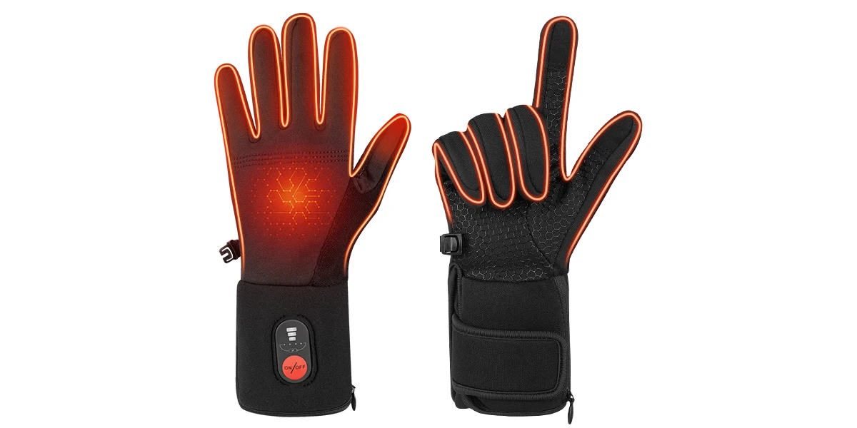 SAVIOR HEAT Rechargeable Heated Gloves Liner Electric Heated Glove Battery Men Women Bicycles Soccer Warmer Gloves SW04 Heated