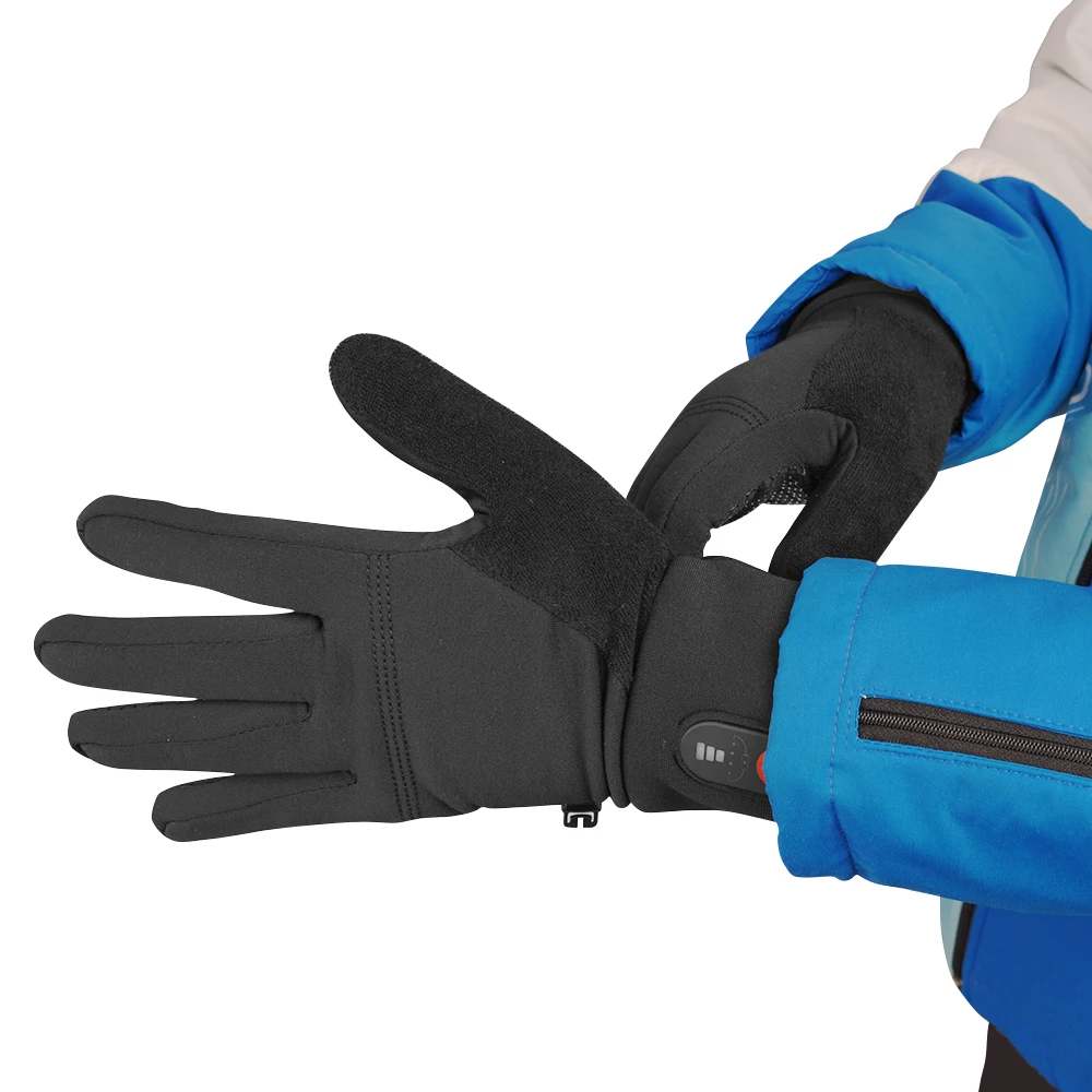 SAVIOR HEAT Rechargeable Heated Gloves Liner Electric Heated Glove Battery Men Women Bicycles Soccer Warmer Gloves SW04 Heated