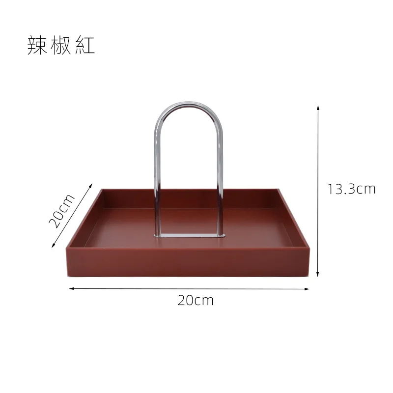 Tray Storage Desk Organizer Table Decorate Cosmetics Jewelry Sundries Display Makeup Bedroom Round Solid Color Storage organizer