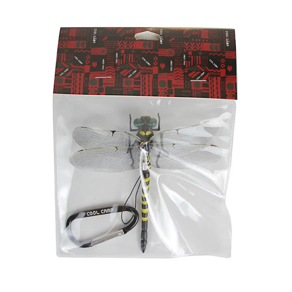 Clip On Dragonfly Fake Dragonflies Simulated Dragonfly Pin Artificial Large Dragonfly Clips Fly Repelling Supplies Attach To