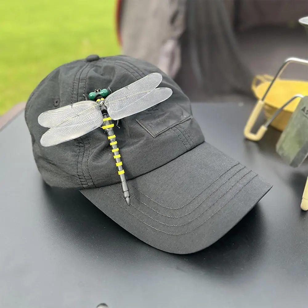 Clip On Dragonfly Fake Dragonflies Simulated Dragonfly Pin Artificial Large Dragonfly Clips Fly Repelling Supplies Attach To